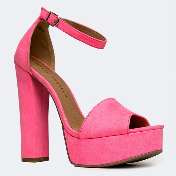 Chinese Laundry Shoes - Pink Chinese Laundry Platform Sandals