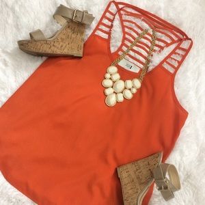 Caged Racerback Tank