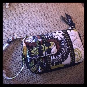 Vera Bradley wristlet wallet in Cocoa Moss pattern
