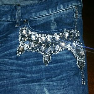Express Rhinestone Jeans