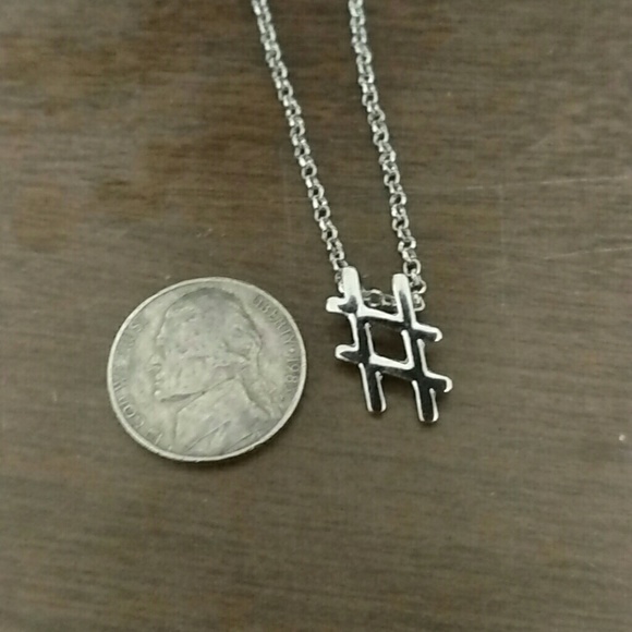 Hashtag Necklace - Picture 2 of 2