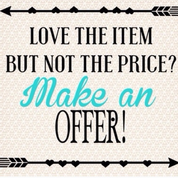 All reasonable offers are welcome!!
