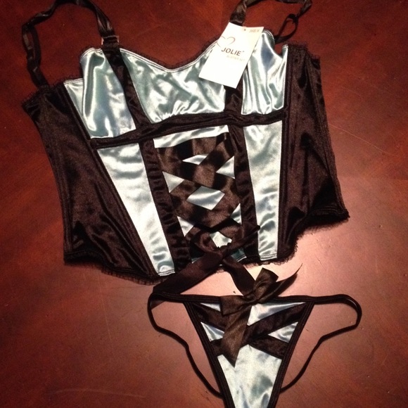 2 pc Bustier and Thong Set NEW