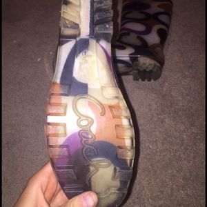 Coach rain boots