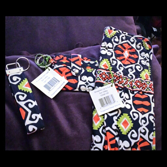 Vera Bradley 3 Piece Bundle Set in Sun Valley