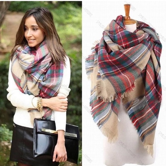 *SOLD OUT* more on the way Tartan Blanket Scarf