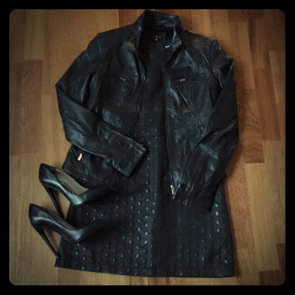 Polka Dot Black Dress