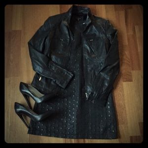 Polka Dot Black Dress