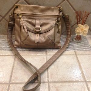 Authentic Fossil envelope metallic purse