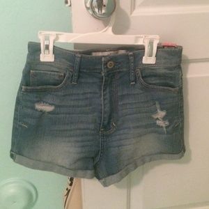 High wasted shorts