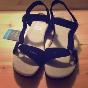 Comfort Plus Black Sandals