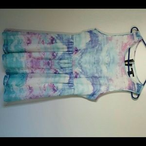 Forever 21 Pastel Cloud Print Dress