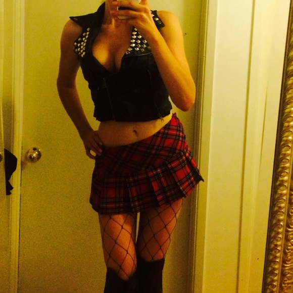 Plaid skirt