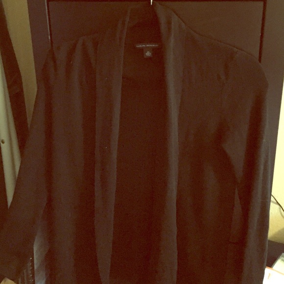 Black cardigan