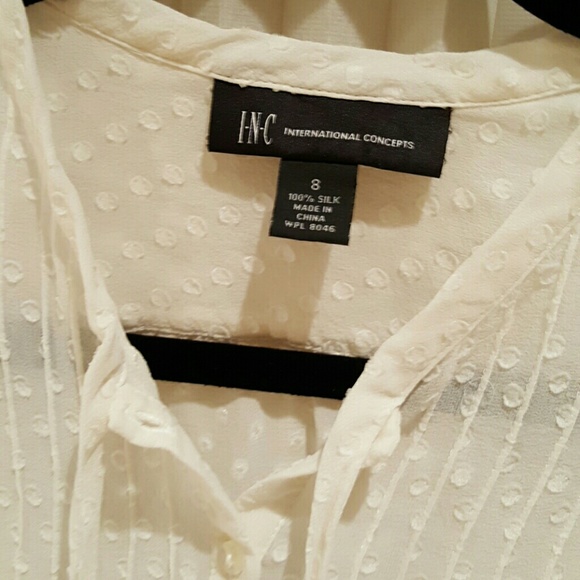 INC silk top - Picture 3 of 4