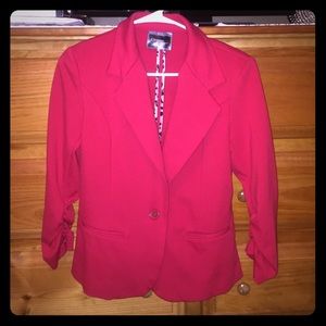 Red blazer