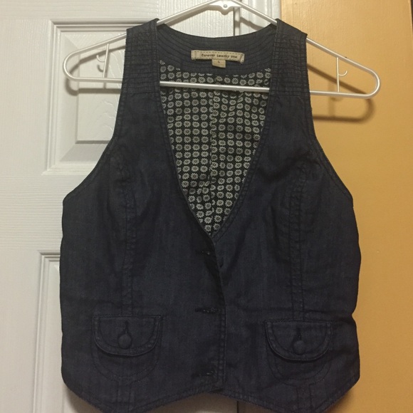 Denim vest