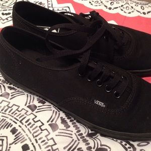 All Black Vans