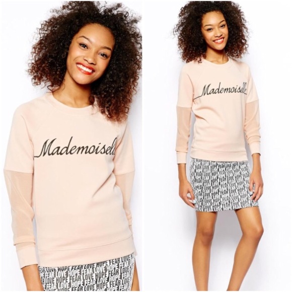 ASOS Tops - ASOS Mademoiselle Sweat Top ASOS Tops - ASOS Mademoiselle Sweat Top