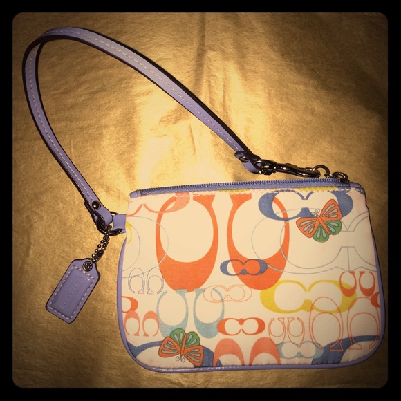 Coach Handbags - ✨ SOLD ✨Coach Butterfly Wristlet