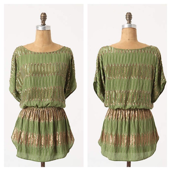 Anthropologie Picholine Glimmer Tunic Size M