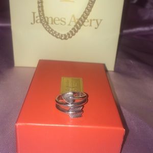 James Avery bow and heart ring