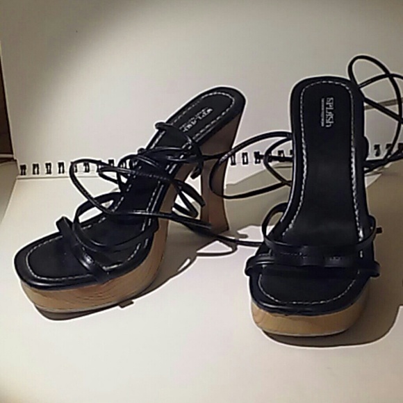Lace up heels