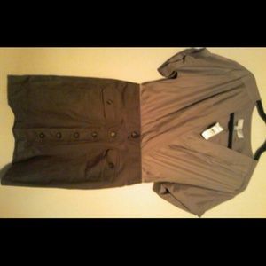 Ann Taylor LOFT Khaki dress