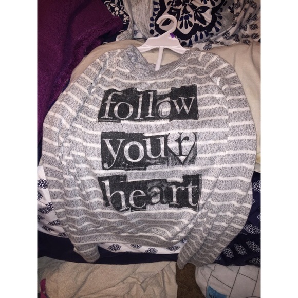 "Follow Your Heart" Graphic Sweater