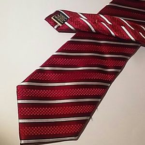 Trump Red silk tie
