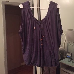 Purple Guess top with beading