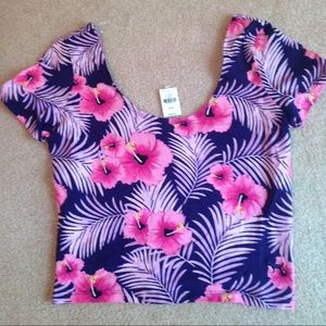 NWT Victoria's Secret floral crop top