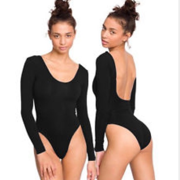AA Double U-Neck Long Sleeve Bodysuit