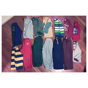 Boys sweat pants/long sleeve shirts bundle. 14pcs.