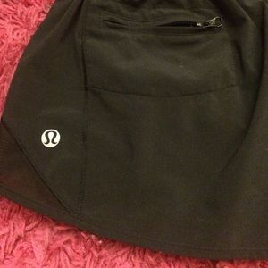 Black lululemon shorts