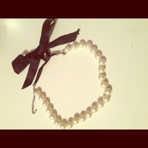 large pearl necklace!