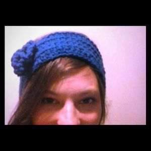 Knitted winter headband