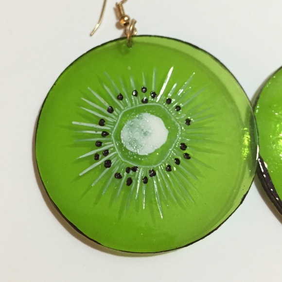 kiwi earring - Picture 3 of 3