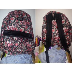 Vans floral backpack
