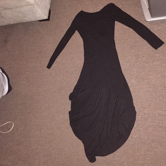 Black High Low Dress