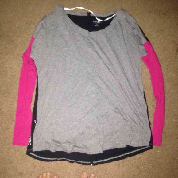 Grey & Black Calvin Klein 3/4 sleeve