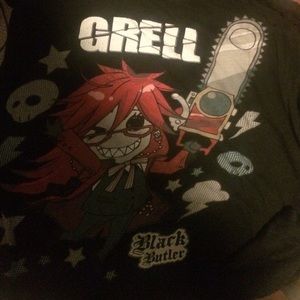 Black Butler Grell Tee
