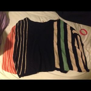 Striped boxy shirt