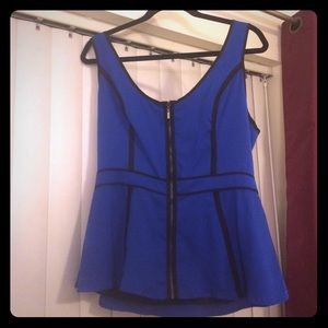 Unworn Bebe zip blouse