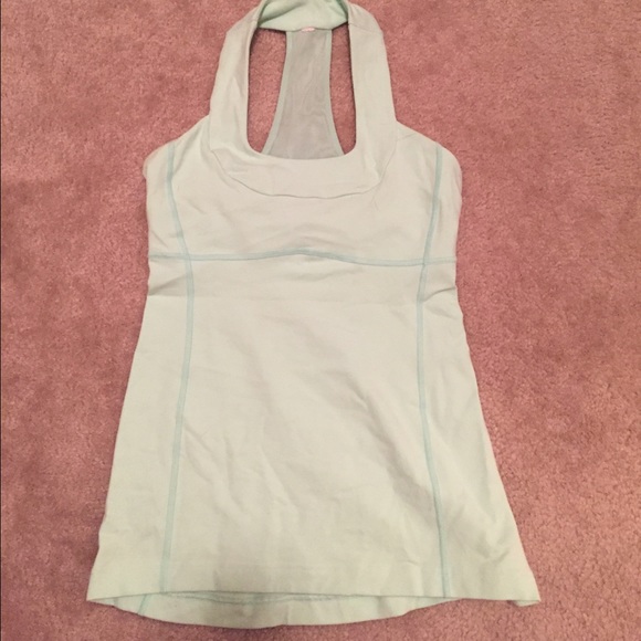 Lululemon tank top-Mint color! Very flattering!