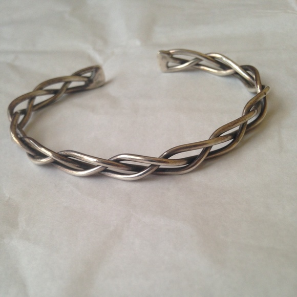 Braided .925 Sterling Silver Bracelet/Cuff