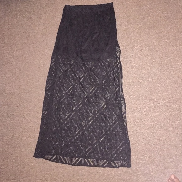 Black Laced Skirt