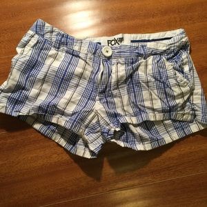 Fox shorts.