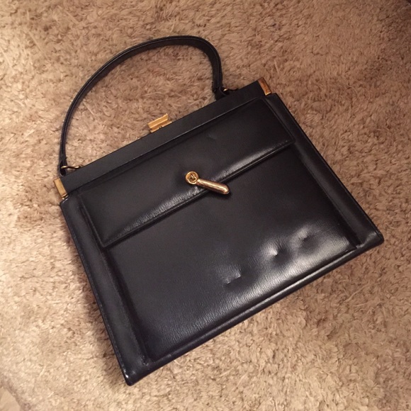 Black Leather Purse