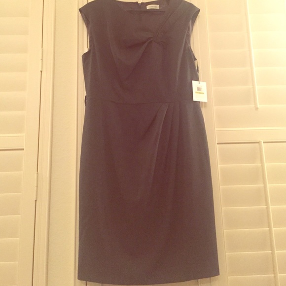 Charcoal colored Calvin Klein dress
